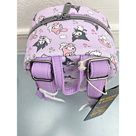 Loungefly Sanrio Kuromi & My Melody Angel & Devil Mini Backpack & Wallet Set main image 10